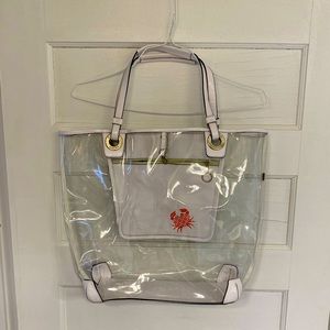 Coach Beach Tote Clear